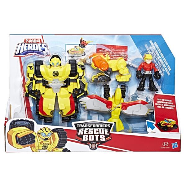 HASBRO. TRANSFORMERS RESCUE BOTS. DRUŻYNA BUMBLEBY