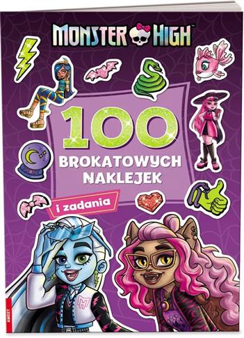 Mattel Monster High 100 brokatowych naklejek NB-15