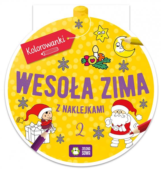 WESOŁA ZIMA Z NAKLEJKAMI CZ.2