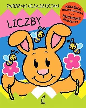 LICZBY, KSIĄŻKA ROZKŁADANA. RUCHOME ELEM
