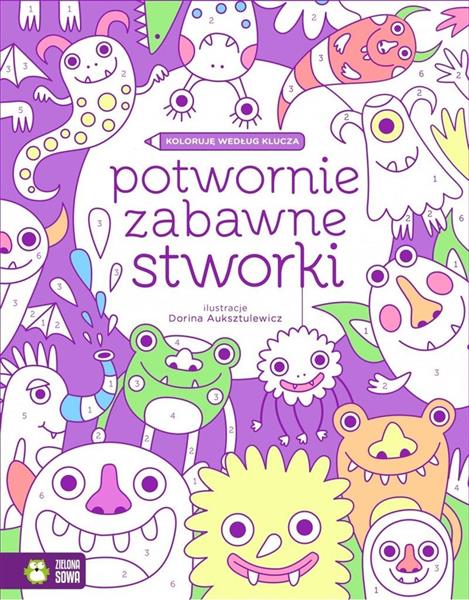 KOLORUJE WEDŁUG KLUCZA. POTWORNIE ZABA