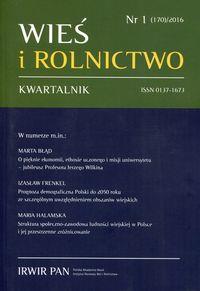 WIEŚ I ROLNICTWO 2016/1