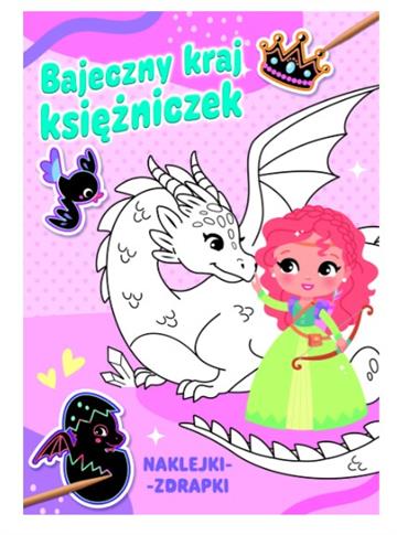 BAJECZNY KRAJ KSIĘŻNICZEK. NAKLEJKI-ZDRAPKI