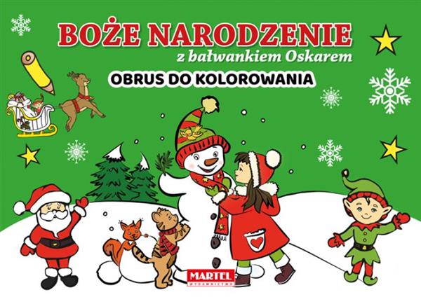 BOŻE NARODZENIE Z ... - OBRUS DO KOLOROWANIA