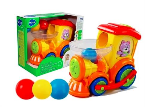 LEANToys, zabawka edukacyjna Lokomotywa