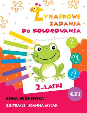 ZADANIA ŻYRAFKI. ZADANIA DO KOLOROWANIA Z NAKLEJKA