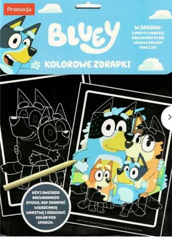Bluey Kolorowe zdrapki