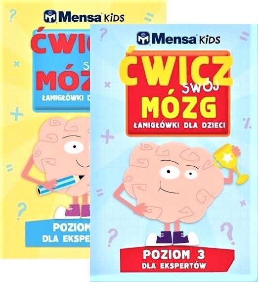 PAKIET. MENSA KIDS. ĆWICZ SWÓJ MÓZG. POZIOM 3-4