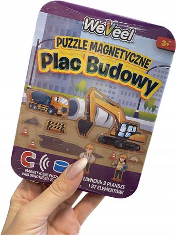 puzzle magnetyczne Plac Budowy