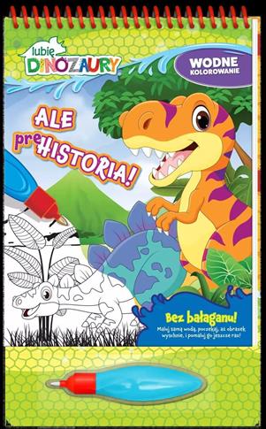 Lubię Dinozaury. Wodne kolorowanie cz. 3 Ale prehi