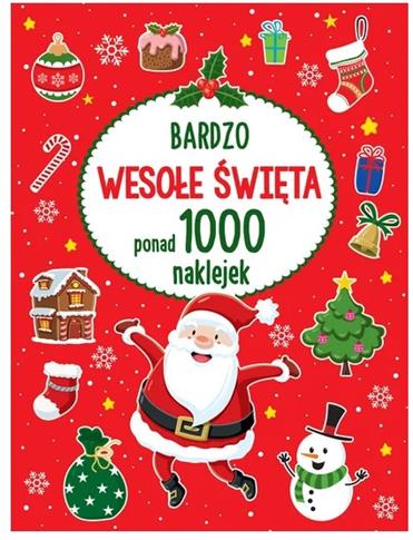 PONAD 1000 NAKLEJEK. BARDZO WESOŁE ŚWIĘTA