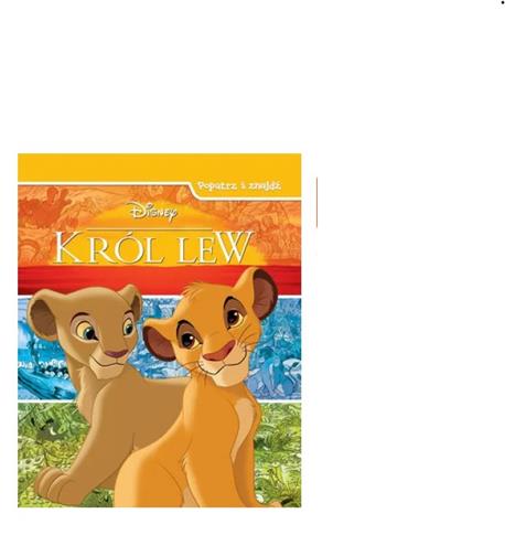 DISNEY KRÓL LEW POPATRZ I ZNAJDŹ