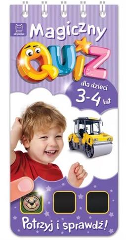 MAGICZNY QUIZ DLA DZIECI 3-4 LATA. FIOLETOWY