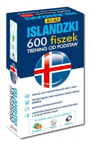 Islandzki. 600 fiszek. Trening od podstaw + CD