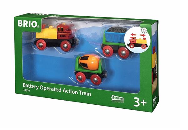 BRIO LOKOMOTYWA Z BETONIARKĄ MARKI