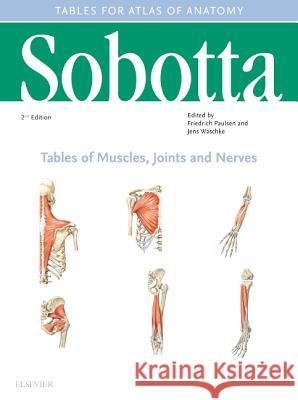 SOBOTTA TABLES OF MUSCLES, JOINTS AND NERVES, ENGL