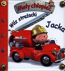 MAŁY CHŁOPIEC WÓZ STRAŻACKI JACKA