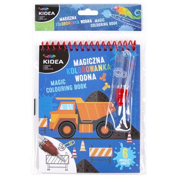 KIDEA MAGICZNA KOLOROWANKA WODNA POJAZDY