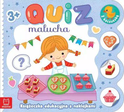Quiz malucha. Książeczka edukacyjna z naklejkami z