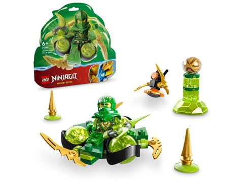 LEGO NINJAGO Smocza moc Lloyda — obrót spinjitzu