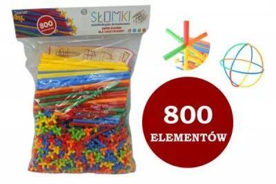 Klocki - Słomki 800el worek 1003958