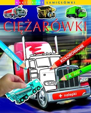 CIĘŻARÓWKI. NAKLEJKOWE ŁAMIGŁÓWKI