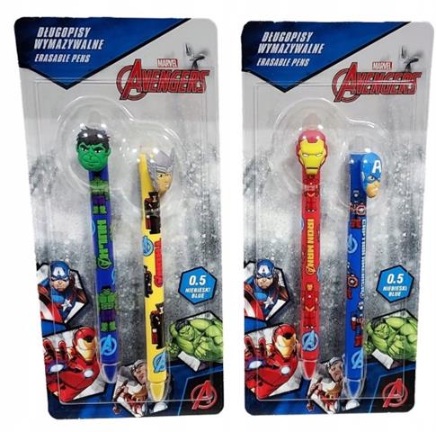 DŁUGOPIS WYMAZYWALNY AVENGERS 2PAK BLISTER