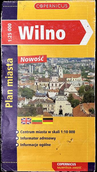 VILNIUS / WILNO TÉRKÉP
