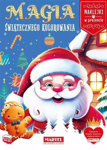 MAGIA ŚWIĄTECZNEGO KOLOROWANIA Z NAKLEJKAMI