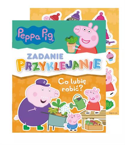 PEPPA. ZADANIE PRZYKLEJANIE. CO LUBIĘ ROBIĆ?