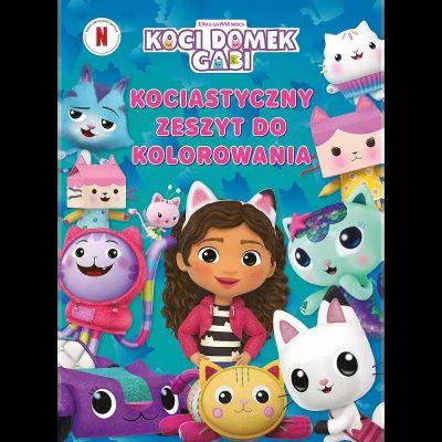 Kociastyczny zeszyt do kolorowania. Koci Domek Gab