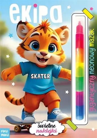 EKIPA. GIGANTYCZNY NEONOWY MAZAK. MARKER MODUŁOWY