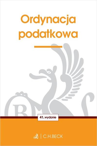 ORDYNACJA PODATKOWA (WYD.41/2020). STAN PRAWNY NA