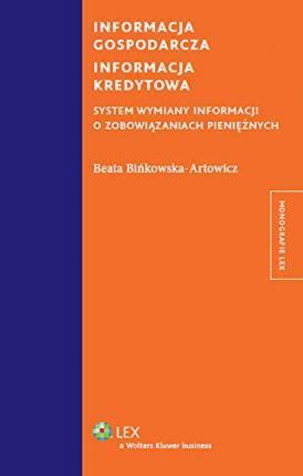 INFORMACJA GOSPODARCZA. INFORMACJA KREDYTOWA. SYS