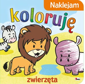 Zwierzęta. Naklejam koloruję