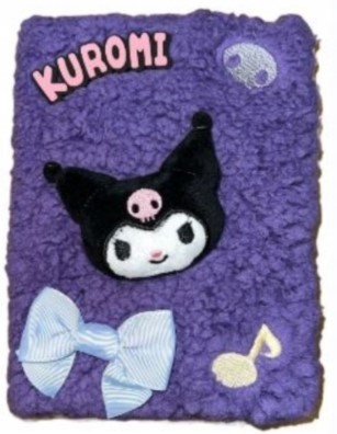 NOTES A5 ST. MAJEWSKI FIOLETOWY KUROMI PLUSZOWY