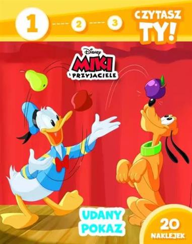 1, 2, 3, CZYTASZ TY! POZIOM 1. UDANY POKAZ. DISNEY
