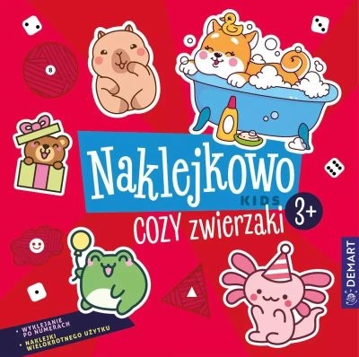 COZY ZWIERZAKI. NAKLEJKOWO KIDS 3+