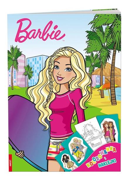 BARBIE. KOLOROWANKA I NAKLEJKI