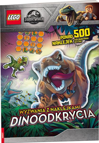 LEGO JURASSIC WORLD. WYZWANIA Z NAKLEJKAMI. DINOOD