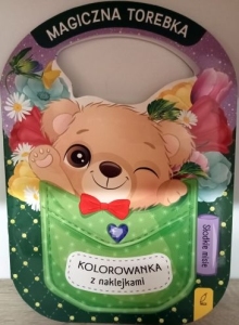MAGICZNA TOREBKA KOLOROWANKA Z NAKLEJKAMI SŁODKIE