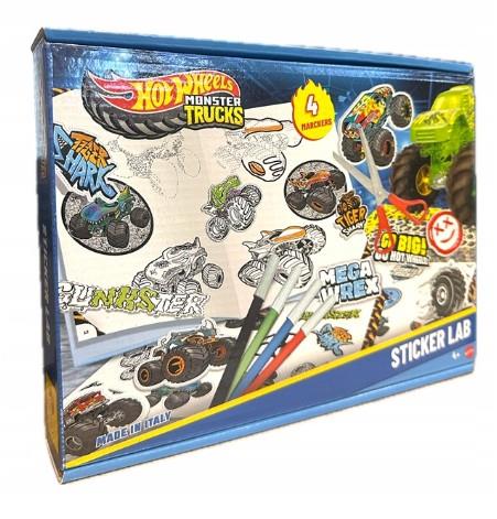 HOT WHEELS ZESTAW KREATYWNY LUSCIANI PAPIER SAMOPR