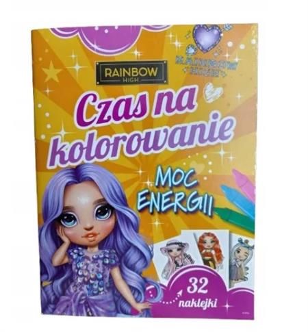 RAINBOW HIGH CZAS NA KOLOROWANIE MOC ENERGII.