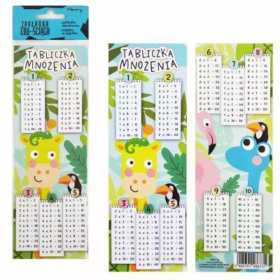 ZAKŁADKA EDUKACYJNA DWUSTRONNA ŚCIĄGA TABLICZKA MN