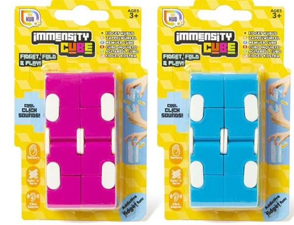 IMMENSITY CUBE FIDGET MAGICZNA KOSTKA RÓŻOWA