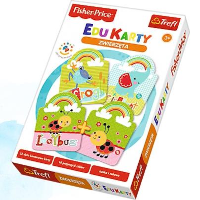 Karty edu zwierzeta-trefl