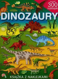 DINOZAURY KSIĄŻKA Z NAKLEJKAMI