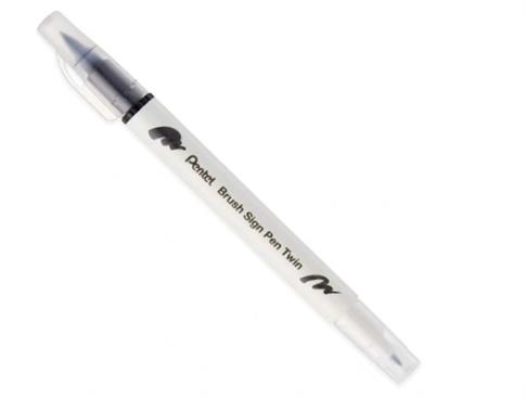PISAK DWUSTRONNY DO KALIGRAFII PENTEL BRUSH WIELOK