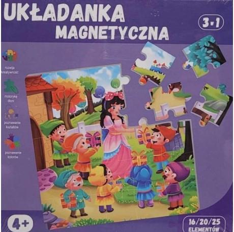 PUZZLE kreatywna UKŁADANKA MAGNETYCZNA książeczka