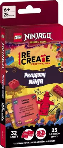 LEGO Ninjago. Recreate. Karty wyzwań. Przygody Nin